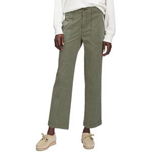 GAP Womens High Rise Girlfriend Utility Khaki Pants 12